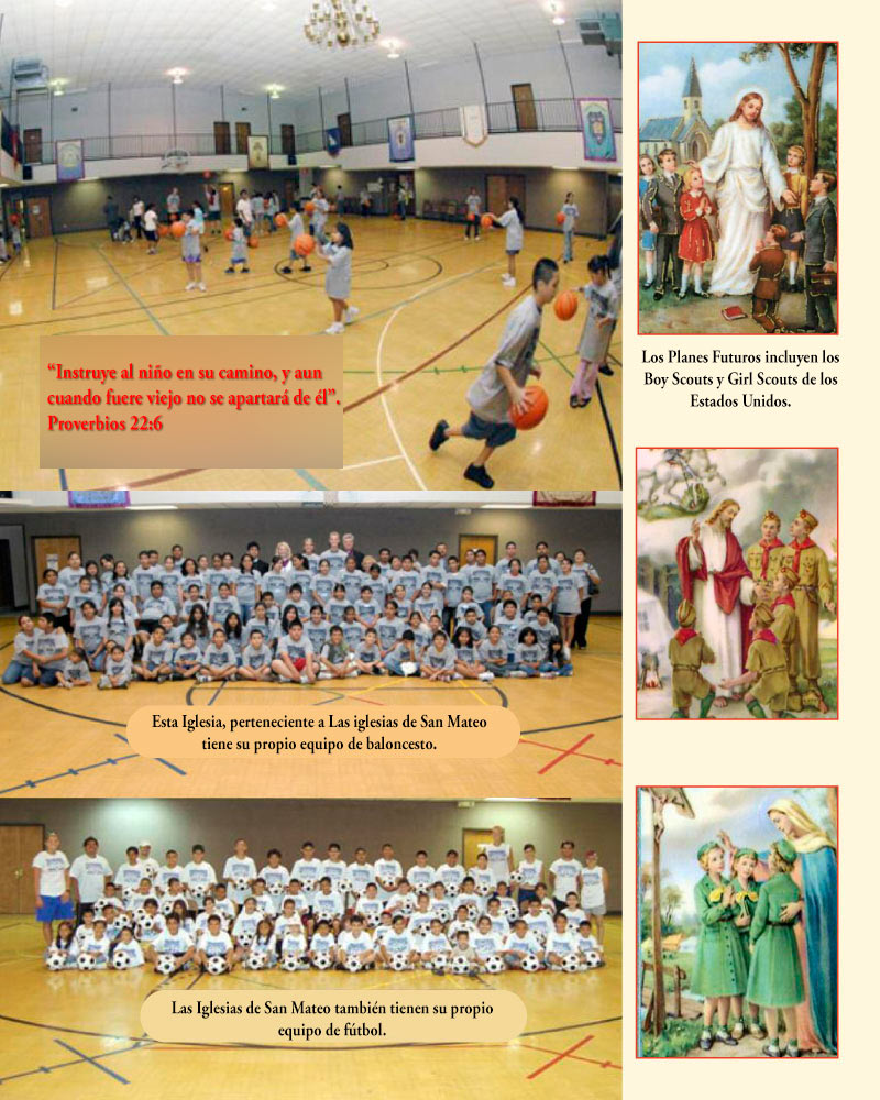 Saint Matthew's children enjoy sports such as basketball and soccer